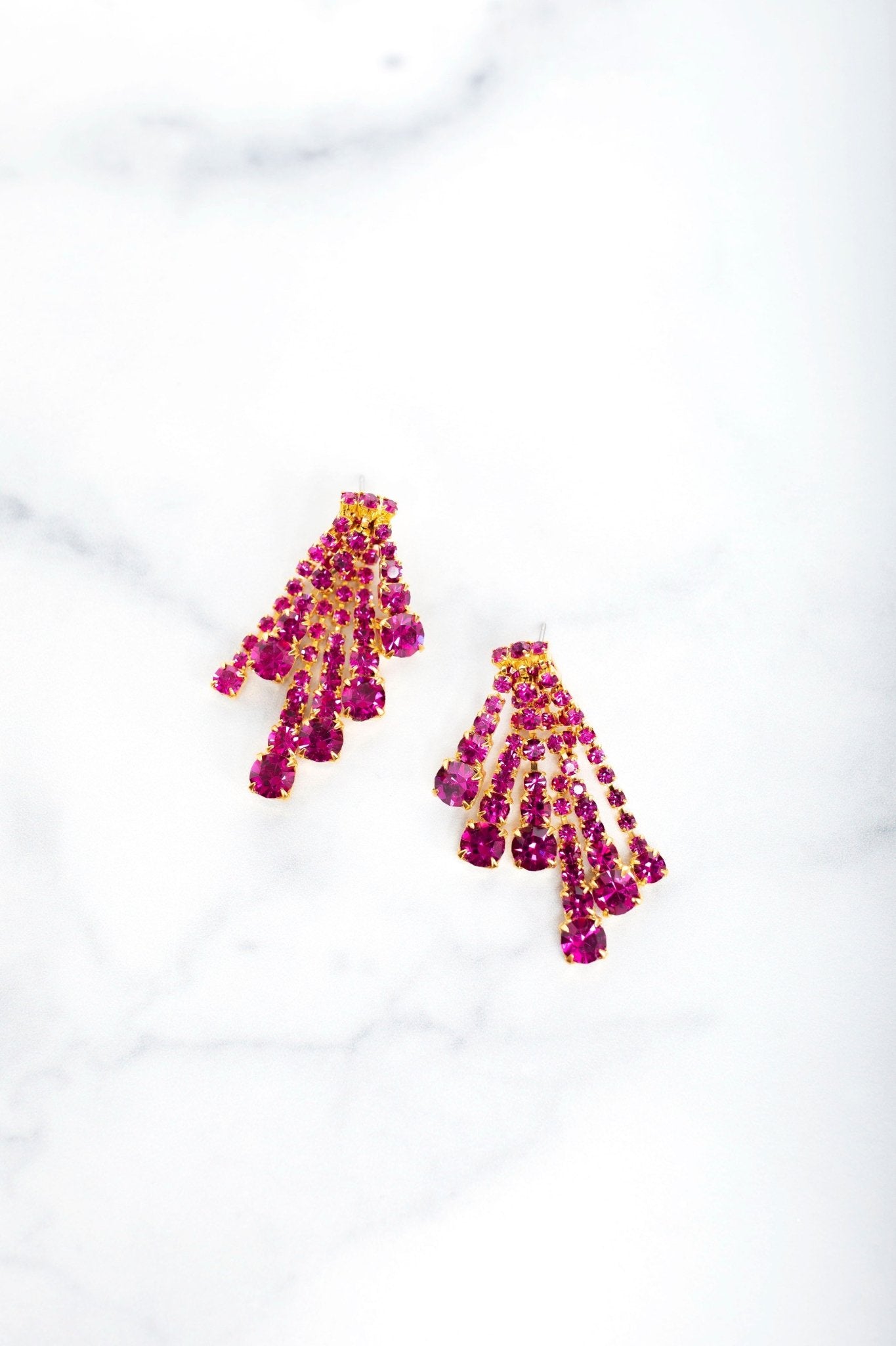 Crunchy Fashion Woman Pink Classic Jhumkas Earrings - Absolutely Desi